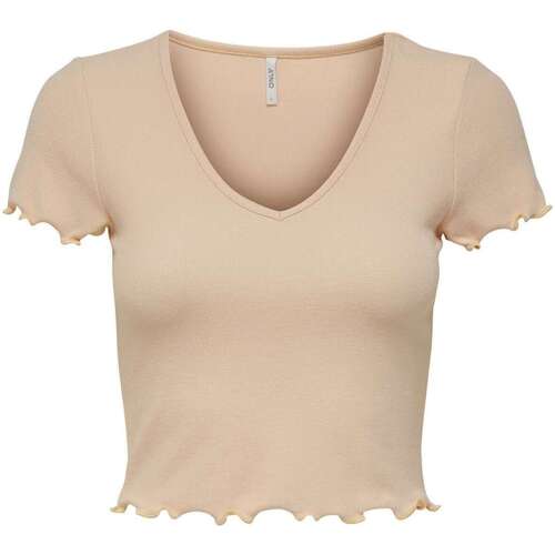 Vêtements Femme T-shirts manches courtes Only 129686VTPE22 Orange