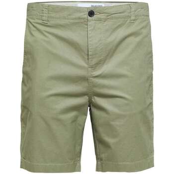 Vêtements Homme Shorts Wei / Bermudas Selected 145197VTPE23 Vert