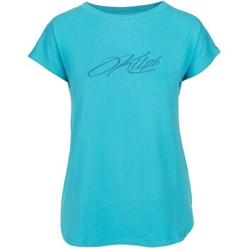 Vêtements T-shirts manches courtes Kilpi T-shirt coton femme  NELLIM-W Bleu