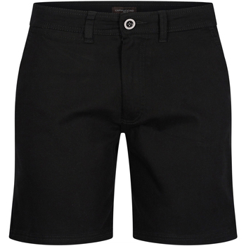 Vêtements Homme Shorts / Bermudas Cappuccino Italia Threadbare Hochgeschlossenes T-Shirt mit Reißverschlusskragen Noir