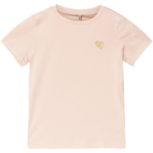 Vêtements Enfant T-shirts manches courtes Name it 15266550 Rose