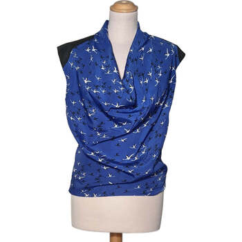 Vêtements Femme Viscose / Lyocell / Modal Kookaï top manches courtes  34 - T0 - XS Bleu Bleu