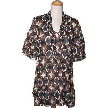 Vêtements Femme Parures de lit Camaieu blouse  36 - T1 - S Marron Marron