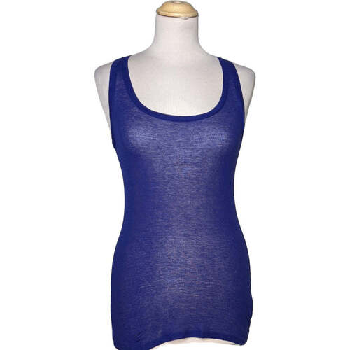 Vêtements Femme Défloral-embroidered / T-shirts sans manche American Vintage débardeur  36 - T1 - S Bleu Bleu