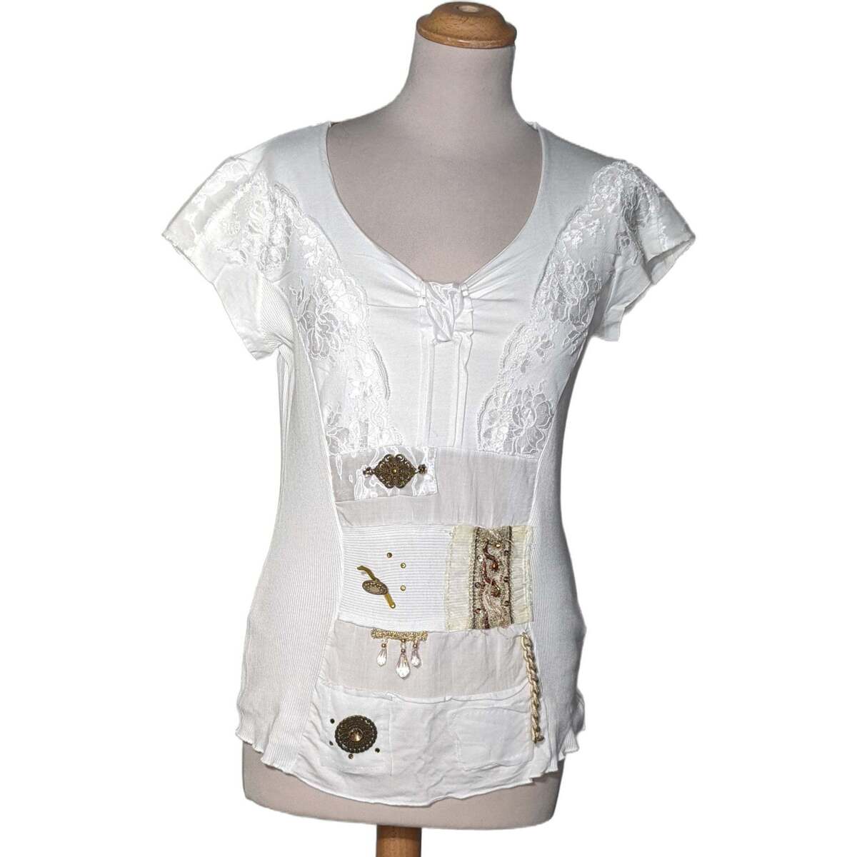 Vêtements Femme T-shirts & Polos Elisa Cavaletti 36 - T1 - S Blanc