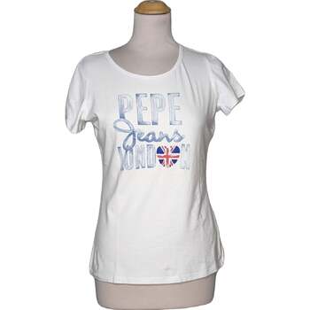 Vêtements Femme T-shirts & Polos Pepe multi JEANS 40 - T3 - L Blanc