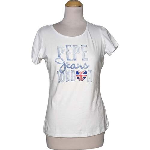 Vêtements Femme T-shirts & Polos Pepe jeans 40 - T3 - L Blanc