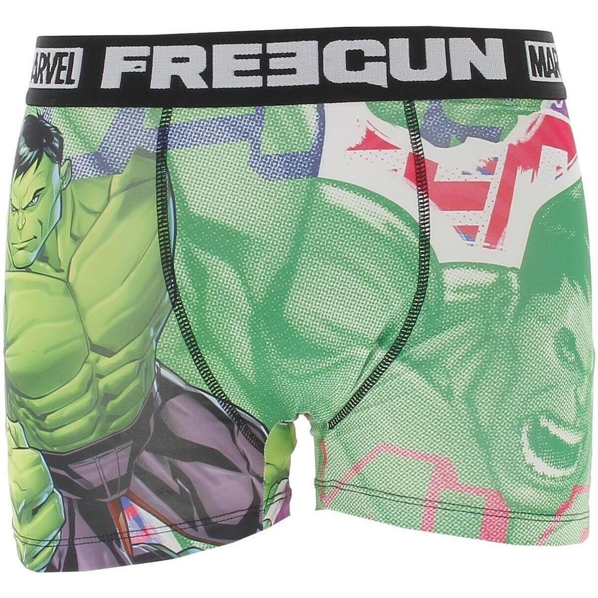 Sous-vêtements Homme Boxers Freegun Boxer homme en microfibre Vert