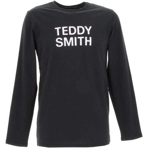 Vêtements Homme Elma Y d Linen Shirt Teddy Smith Ticlass basic m Noir