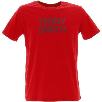 Vêtements Garçon Chega a SVD o artigo S S RUSH HOUR T-SHIRT com a marca que pertence a a temporada SP2022 Teddy Smith Ticlass 3 mc jr Rouge