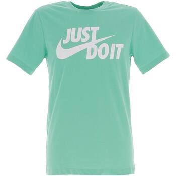 Vêtements Homme T-shirts Grey manches courtes Nike M nsw tee just do it swoosh Vert