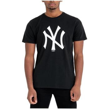 Vêtements T-shirts perforated manches courtes New-Era  Noir