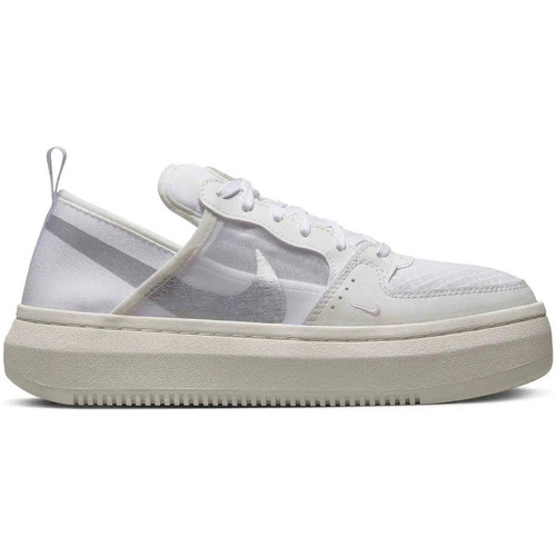 Chaussures Femme Baskets mode brown Nike Court Vision Alta Blanc