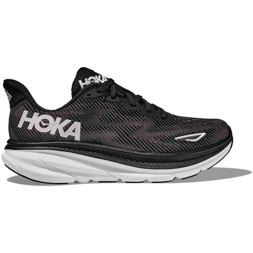Chaussures Femme Baskets mode zapatillas de running HOKA constitución media talla 40.5 amarillas Clifton 9 Noir