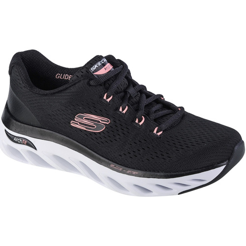 Chaussures Femme Baskets basses Skechers Arch Fit Glide-Step-Top Glory Noir