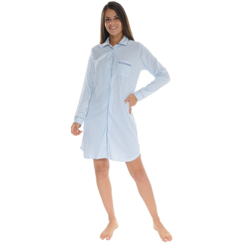 Vêtements Femme Pyjamas / Chemises de nuit Christian Cane ROBE D'ETE JOANNA Blanc