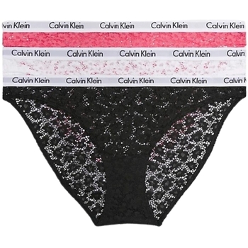Sous-vêtements Femme Culottes & slips Calvin Klein Jeans Lot de 3 culottes  Ref 59713 BP3 Multicolore