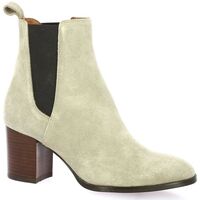 Chaussures sale Boots Exit Boots cuir velours Beige