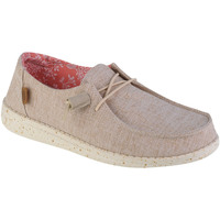Chaussures Femme Baskets basses HEYDUDE Wendy Chambray Beige