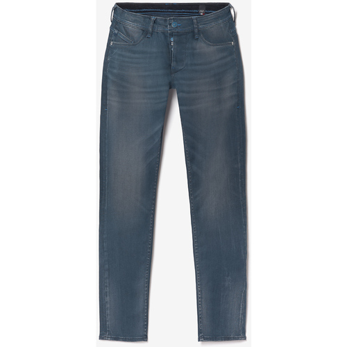 Vêtements Homme Jeans Le Temps des Cerises Musset 700/11 adjusted jeans enduit bleu-noir Bleu