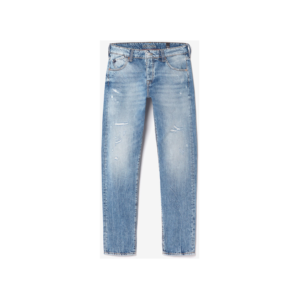 Vêtements Homme Jeans Le Temps des Cerises Vintage 700/20 regular jeans destroy bleu Bleu