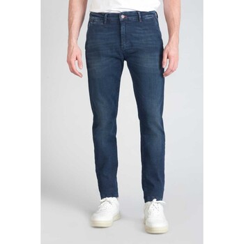Vêtements Homme Jeans Le Temps des Cerises Pantalon chino dejean en jeans bleu Bleu