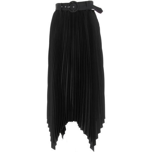 Vêtements Femme Jupes Guess Gaia pleated skirt Noir