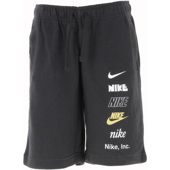 Vêtements Homme Shorts / Bermudas Nike M nk club+ ft short mlogo Noir