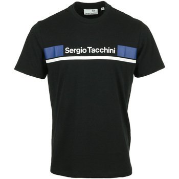 Vêtements Homme T-shirts manches courtes Sergio Tacchini au style plus sportswear Noir