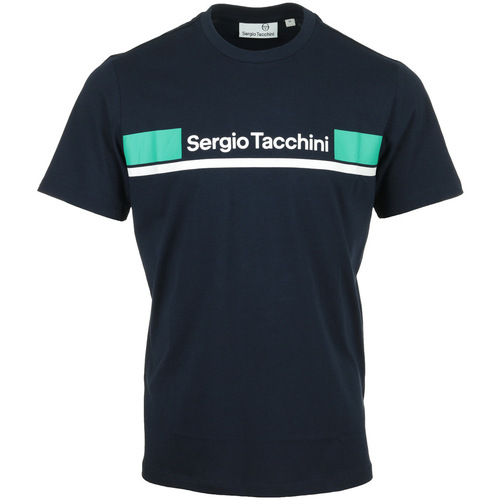 Vêtements Homme T-shirts manches courtes Sergio Tacchini au style plus sportswear Bleu