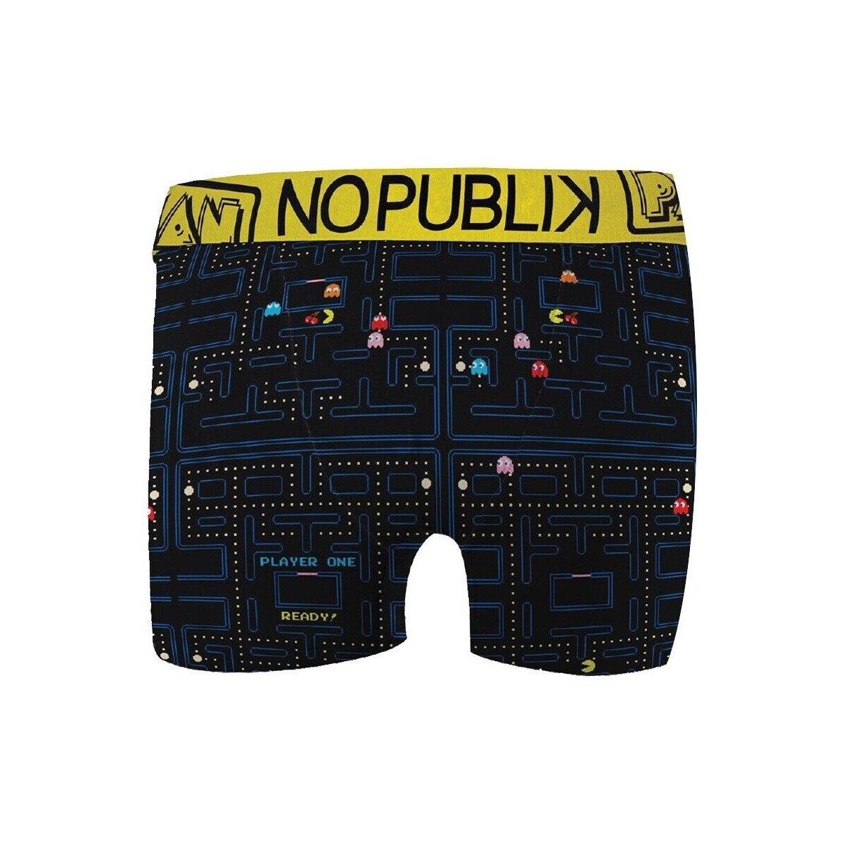 Sous-vêtements Homme Boxers No Publik PACMAN Maze 1545 en Microfibre Multicolore
