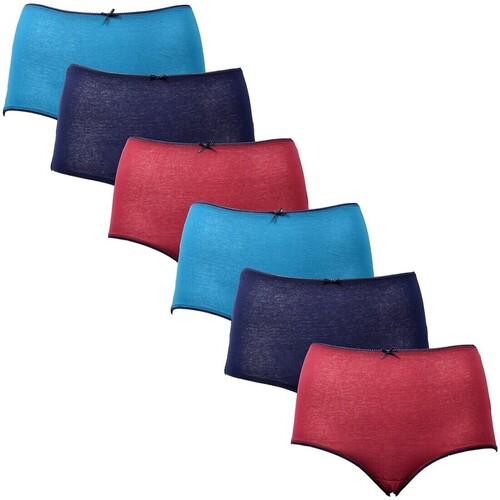 Sous-vêtements Femme Culottes & slips Twinday MAXI Pack de 6 MAXI 3173 Multicolore