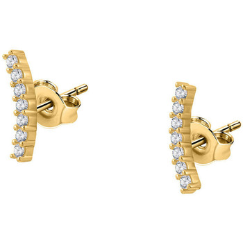 Bracelet En Tissu Et Cristal Femme Boucles d'oreilles Cleor Boucles d'oreilles en Plaqué or et zircon Doré