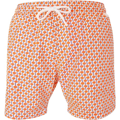 Vêtements Homme Maillots / Shorts de bain Les Loulous De La Plage Montauk 495 Dots - Maillot Short de bain homme Orange