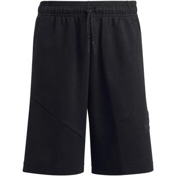 Vêtements Garçon Shorts / Bermudas adidas Originals U fi logo sh Noir