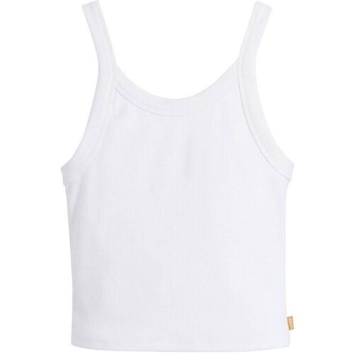 Vêtements Femme Débardeurs / T-shirts sans manche Levi's A3715 0007 TANK-WHITE Blanc