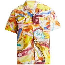 Vêtements Femme Chemises / Chemisiers Levi's 72625 0077 - CAMP SHIRT-ARTSCHOOL PRINT Jaune