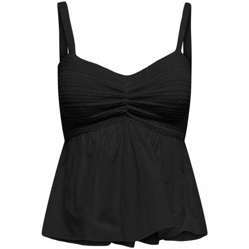 Vêtements Femme Débardeurs / T-shirts SS20 sans manche Only 15291144 MONNA-BLACK Noir