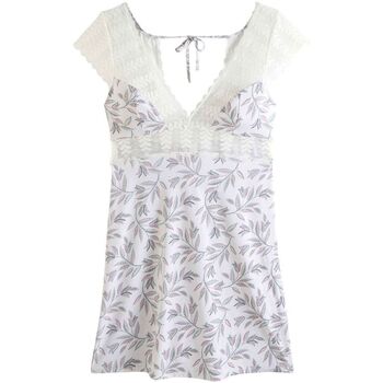 Vêtements Femme Pyjamas / Chemises de nuit Pomm'poire Nuisette blanc Index Blanc