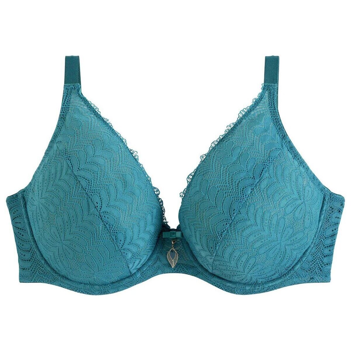 Sous-vêtements Femme Emboitants Pomm'poire Soutien-gorge à armatures grand maintien turquoise Index Bleu