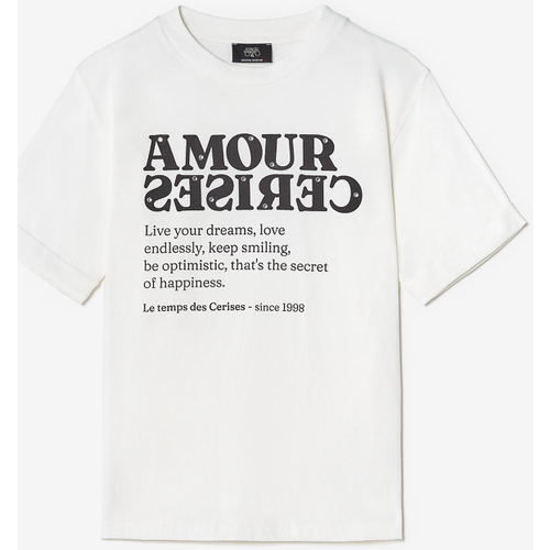 Vêtements Fille T-shirts & Polos Yves Saint Laure T-shirt victoiregi blanc Marron