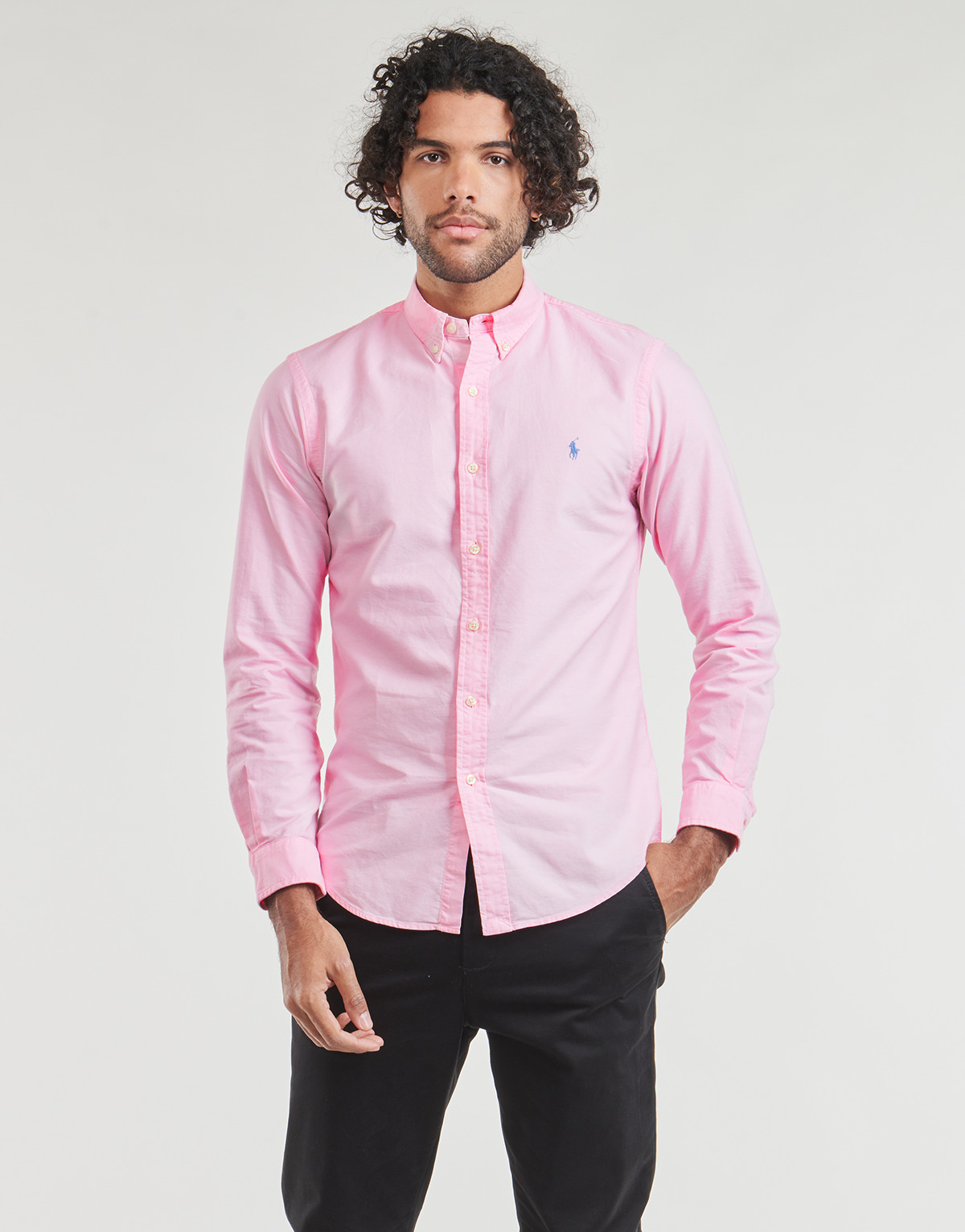 Vêtements Homme Missoni gradient-effect polo shirt CHEMISE AJUSTEE SLIM FIT EN OXFORD LEGER Rose