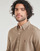 Vêtements Homme Chemises manches longues Polo Ralph Lauren CHEMISE AJUSTEE COL BOUTONNE EN POLO FEATHERWEIGHT Beige