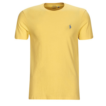 Vêtements Homme T-shirts manches courtes Polo Ralph Lauren T-SHIRT AJUSTE EN COTON Jaune / Fall Yellow