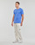 Vêtements Homme T-shirts manches courtes shoes polo ralph lauren bal harbour ii bear rl100590 white T-SHIRT AJUSTE EN COTON Bleu