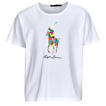 Vêtements Homme T-shirts manches courtes Polo Ralph Lauren TSHIRT MANCHES COURTES BIG POLO PLAYER Blanc