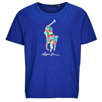 Vêtements Homme T-shirts manches courtes Polo Ralph Lauren TSHIRT MANCHES COURTES BIG POLO PLAYER Bleu