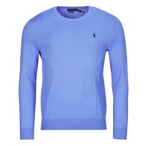 Vêtements Homme Pulls Ls Cable Cn-tops-sweater PULLS COL ROND EN PIMA COTON Bleu
