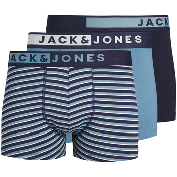 Sous-vêtements Homme Boxers Jack & Jones Boxers coton, lot de 3 Bleu