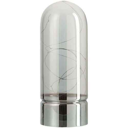 Lanterne Foyer De Cheminée Lampes à poser Jolipa Lampe Cloche de verre et LED Blanc